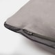 image 4 of OHS 2 x Matte Velvet Piped Edge Cushion Covers, 45x45cm - Grey