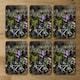 image 2 of Purple crocus flowers, Colchicum, in a green grass meadow. Close up spring or autumn flower bloom in nature (Coaster)