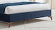 image 5 of 4ft6 Double Blue,Tall Headend Headboard Soft Velvet Fabric Upholstered Bed Frame | Blue | Navy Blue | Double