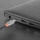 image 4 of 2m USB 2.0 Type C to B Cable, Anthra Line