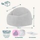 image 3 of Kids High Rest Beanbag Corduroy Light Grey | Grey | Grey | 1