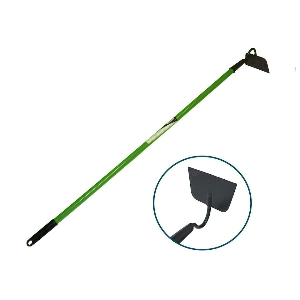 image 1 of Garden Draw Hoe Weeding Soil Digging Cultivating Weed Removal Tool 140cm