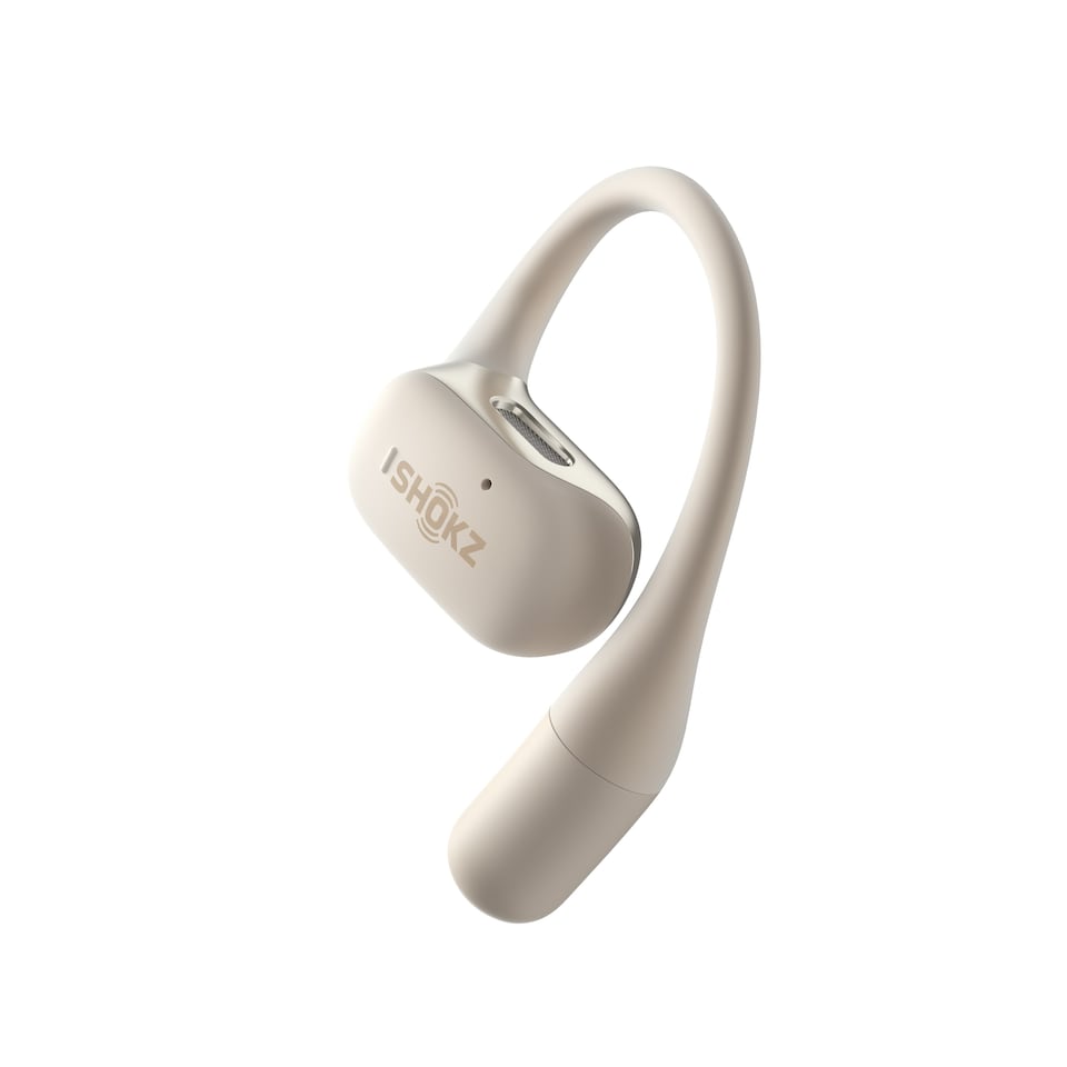 image 1 of SHOKZ OPENFIT BEIGE SPORTS HEADPHONES