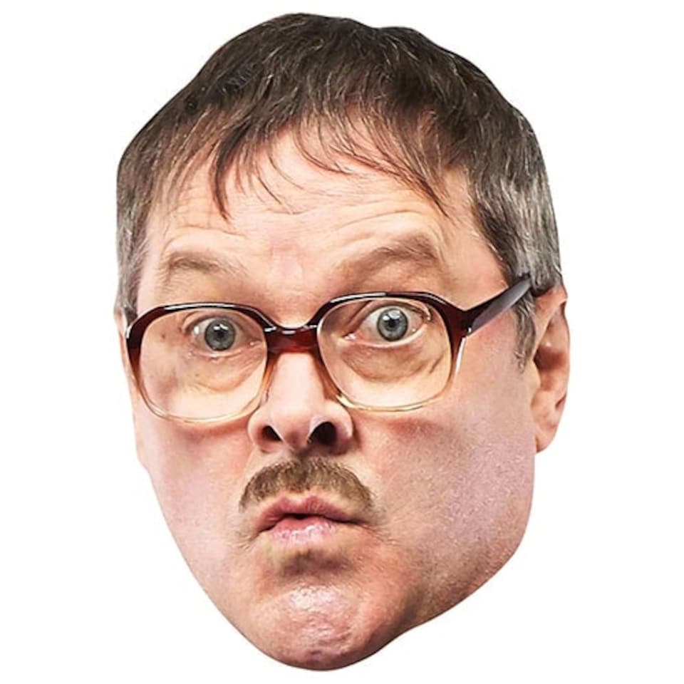 Jim Friday Night Dinner Cardboard Face Mask