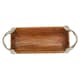 image 2 of Interiors by Premier Acacia Wood Rectangular Dish, Wooden Serving Tray, Elegant Food Platter, Polished Timber Display Board