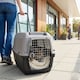 image 8 of Dog Pet Carrier Transporter Cage - Black & Grey - X- Large