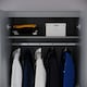 image 4 of Vida Designs Riano 3 Piece Bedroom Set (1 Drawer Bedside Chest, 4 Drawer Chest, 2 Door Wardrobe), Grey (4)