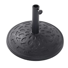 Living and Home Resin Umbrella Base Heavy Duty Outdoor Parasol Stand | Multi | One Size