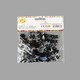 image 6 of 25th Confetti Black & Silver 14G 1PK