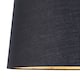 image 2 of Voyage - Light Oak Table Lamp or Bedside Light with Black & Gold Shade | Brown | Black | Large | 1