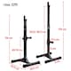image 3 of Yaheetech  Pair of Adjustable Squat Rack Black