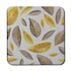 image 1 of Botanical gold and purple leaf (Coaster)