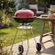 image 1 of Garden Vida Memphis Freestanding Lightweight Portable Kettle BBQ Grill - Black & Red