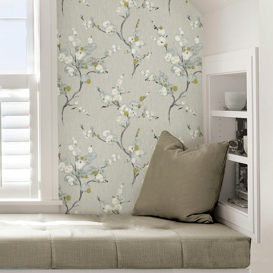 image 1 of NuWallpaper NU2679 Mirei Peel & Stick Wallpaper, Grey Multi