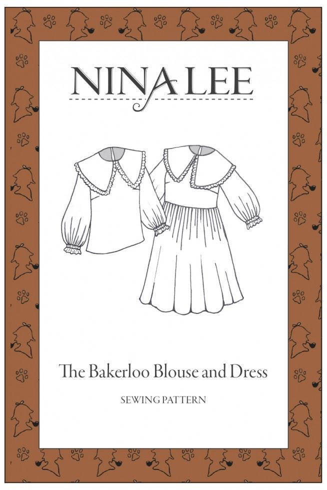 Nina Lee Bakerloo Blouse & Dress Paper Sewing Pattern – Women’s Tops, Dresses & Sweaters, UK Sizes 16–28, Intermediate