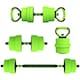 image 1 of SPORTNOW Weight Dumbbells Set, Barbell, Kettlebell, Push Up Stand, 30kg Green | Standard