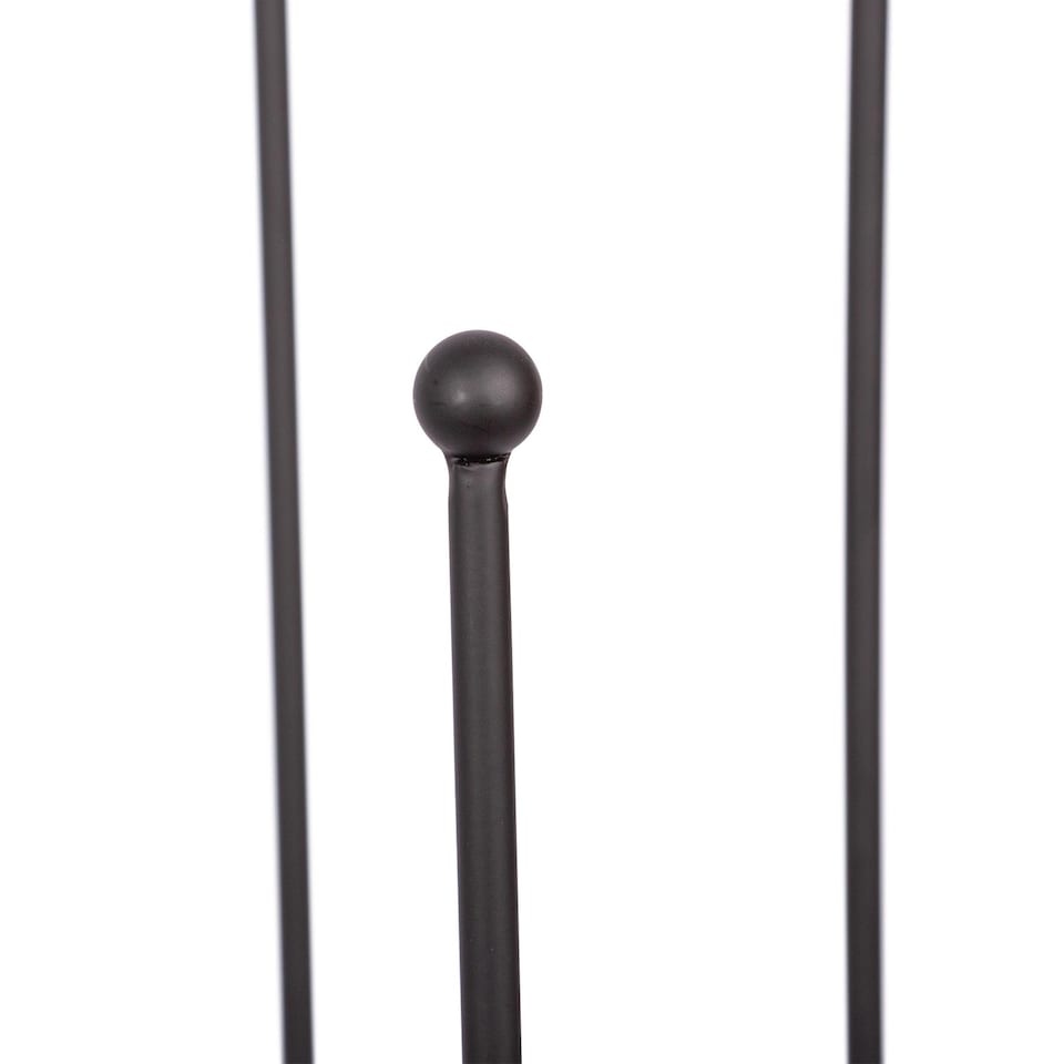 image 1 of Hammer and Tongs Steel Wellington Boot Rack - 4 Pair - Black | Black | Black