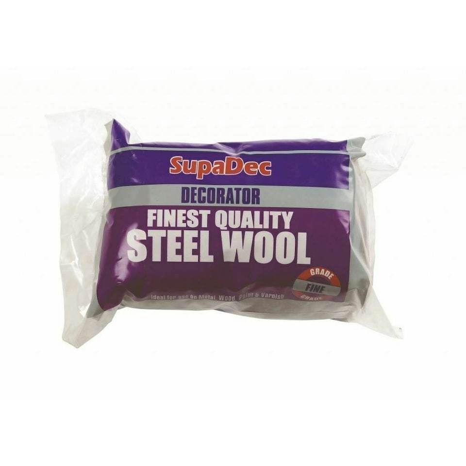 SupaDec Finest Quality Steel Wool - Silver - Coarse
