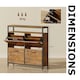 image 8 of Industrial 4 Drawer Shoe Storage Rack Hallway Organiser