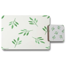 Green Leaf (Placemat & Coaster Set)