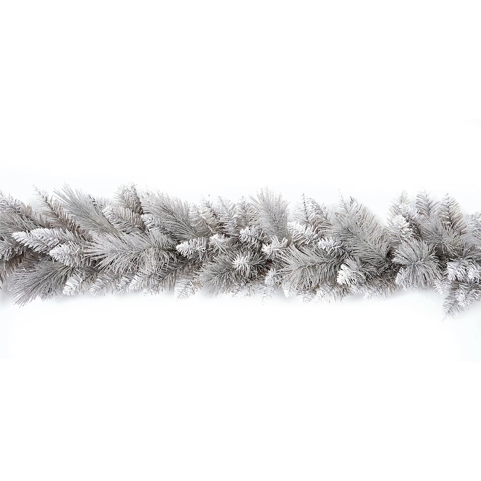 Premier Tipped Garland | Silver | Silver | 1