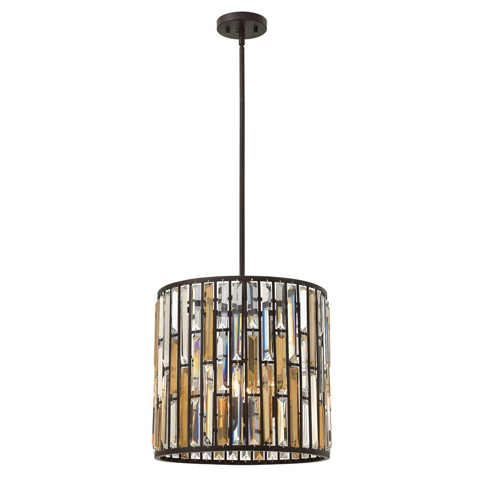 image 1 of Gemma 3 Light Ceiling Pendant Vintage Bronze, E14