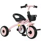 image 1 of AIYAPLAY Trike W/ Adjustable Seat Basket, Kids Tricycle for 2-5 Years Old, Pink