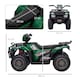 image 5 of HOMCOM 12V Electric Car for Kids, Battery Powered Quad Bike, Ride-On ATV Car with Forward, Reverse Functions, Music, LED Lights, for Ages 3-5 Years - Green