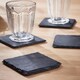 image 1 of Set of 4 Slate Square Coasters
