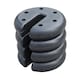 image 1 of Outsunny Tent Weight Base 4pcs Gazebo Foot Leg Pole Anchor Weights Marquee