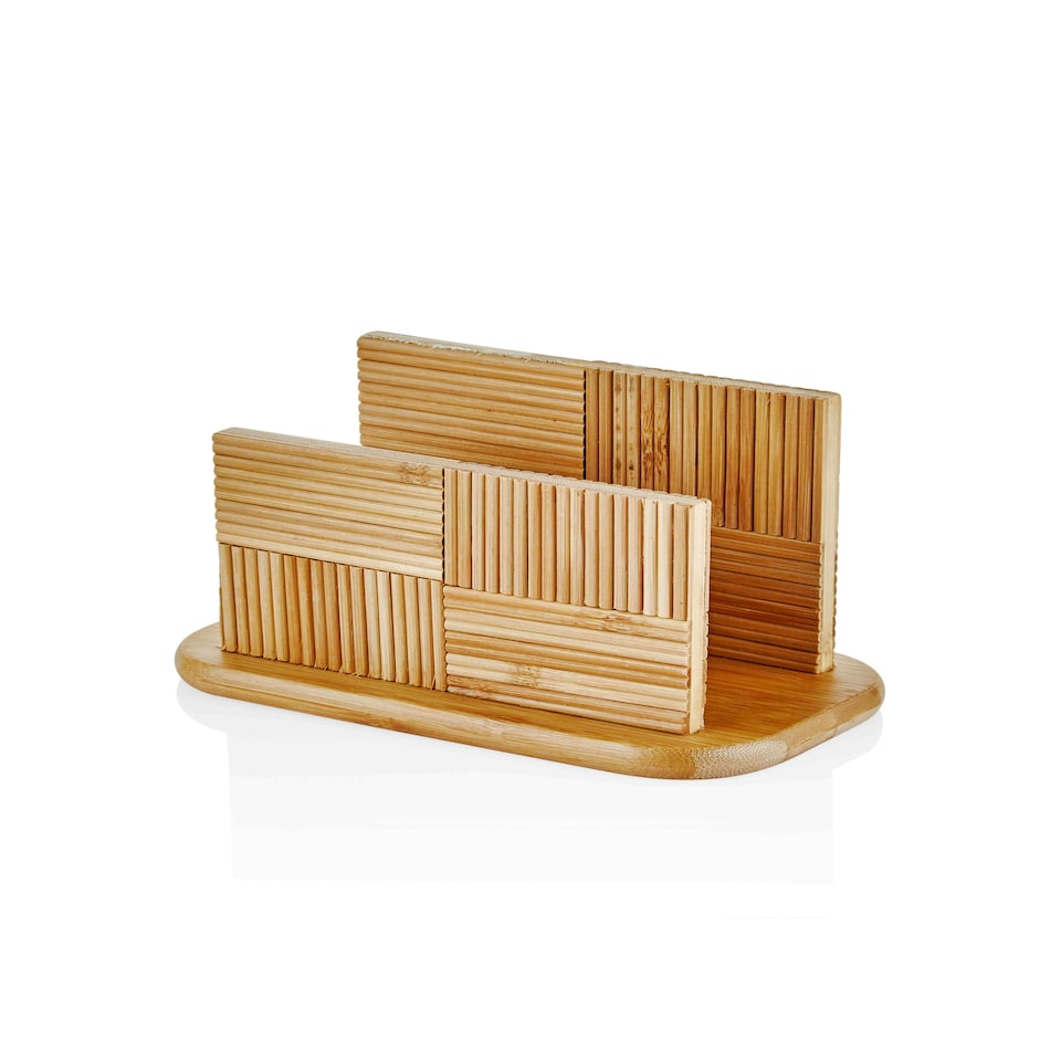 image 1 of Natura Collection Wooden Napkin Holder
