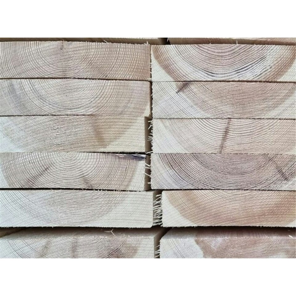 image 1 of PACK OF 10 (Total 10 Units) - 25mm x 225mm Sawn Redwood Timber - 3.0m Length