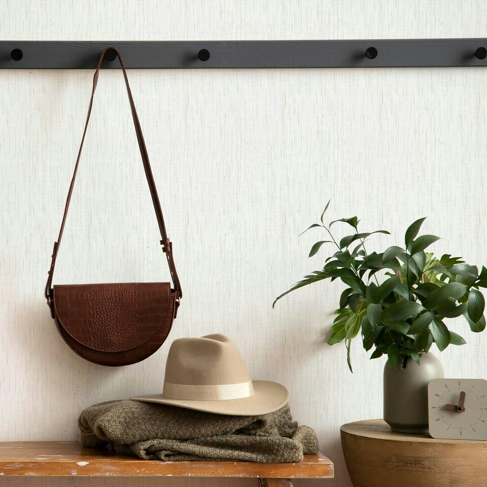 image 1 of Superfresco Linden Texture Natural Wallpaper Cream | Natural