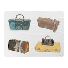 Handbag collage (Blanket)