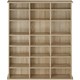 image 2 of Shelves Stevie - 21 compartments, height-adjustable, removable shelves Brown | Wood Light, Oak Sonoma