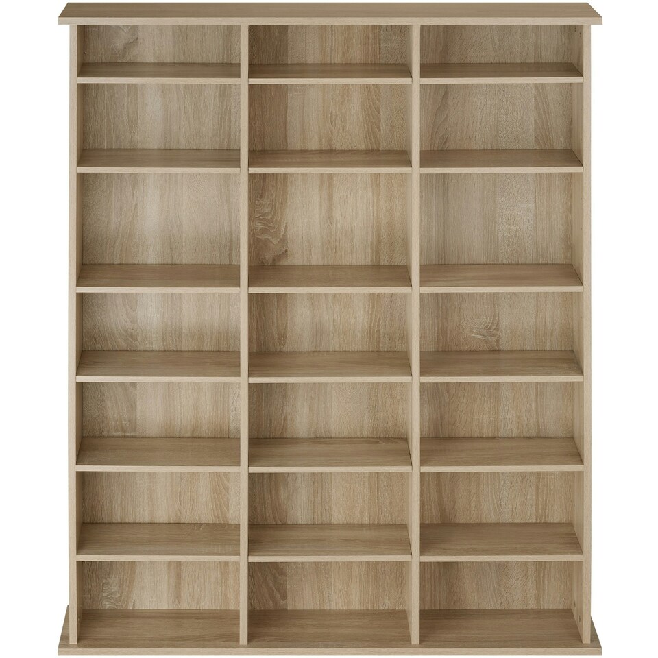 image 1 of Shelves Stevie - 21 compartments, height-adjustable, removable shelves Brown | Wood Light, Oak Sonoma