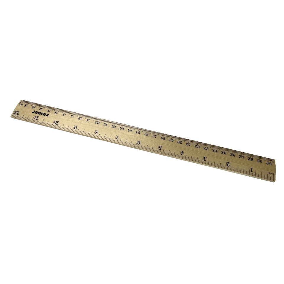 image 1 of 30cm Wooden Ruler by Janrax