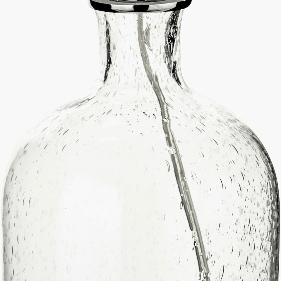 image 1 of Transparent Bubble Glass Table Lamp with Shade | Clear | Clear | 1