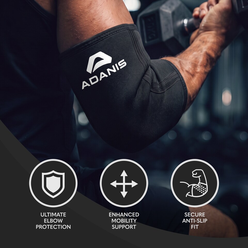 image 1 of Adanis Compression Sleeves Pair for Joint Support - Elbow Sleeve