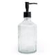 image 1 of Candlelight Glass Soap Dispenser With Black Pump | Clear | One Size | 1