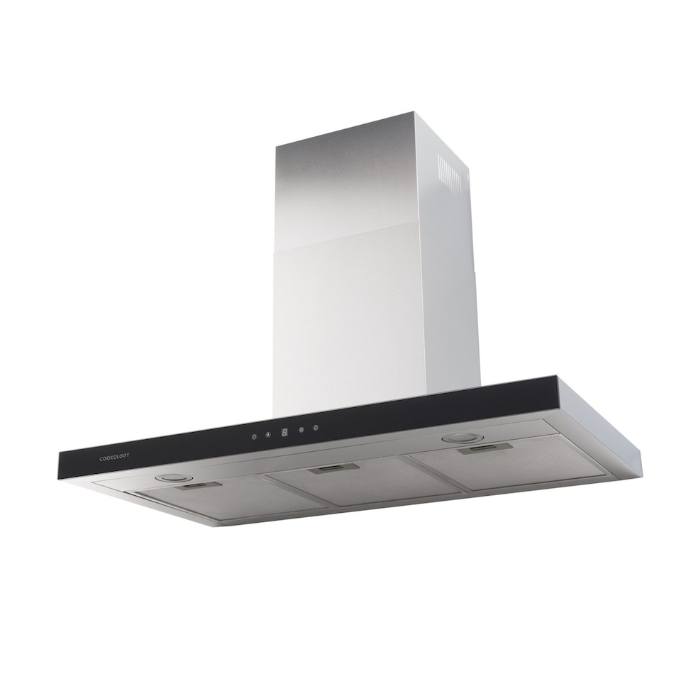 image 1 of Cookology 90cm Stainless Steel Chimney Cooker Hood - Energy Rating A++
