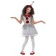 image 1 of Vintage Clown Girl Fancy Dress Costume Kids Medium - Age 7-9