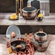 image 2 of Alize Collection 7-Piece Non-Stick Granite Cookware Set (Copper)