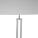 image 3 of Interiors by Premier Floor Lamp with Dual Rod Base Silver