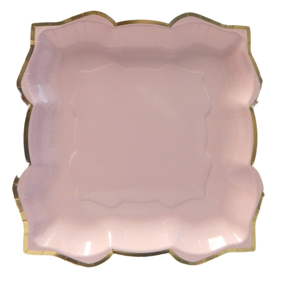image 1 of Lotus Large Party Plates (10pk) - Mink (Nude) | Brown | Nude | 30 | 10