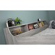 image 5 of Grey Oak Space Saver Midsleeper Cabin Bed 3ft (90cm)