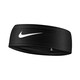image 1 of Nike Fury Classic Logo Dri-FIT Headband | Black | Black | One Size | 1