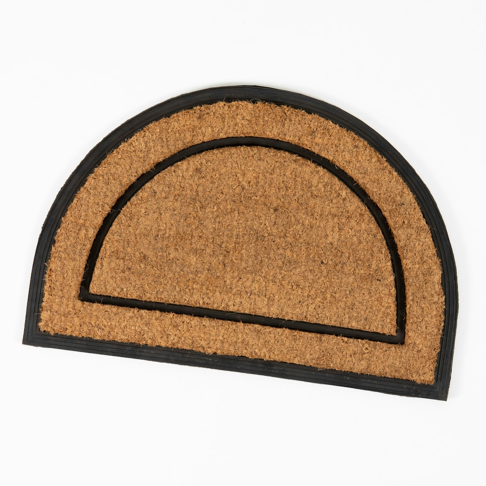 image 1 of Chadderton Border Natural Rubber & Coir Brush 40x60cm Half Mat
