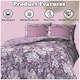 image 5 of VELVETIO Beatrice Complete Duvet Cover Set with Fitted Sheet Printed Bedding Quilt Multi | King