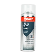 Timco - Black VHT Paint (Size 380ml - 1 Each)